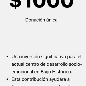 Donación Única